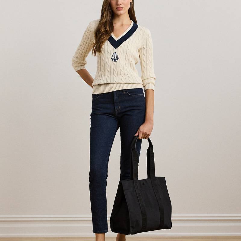 Extragroße Tragetasche Stevie aus Nylon von Lauren