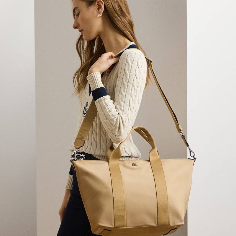 Extragroße Tragetasche Stevie aus Nylon von Lauren