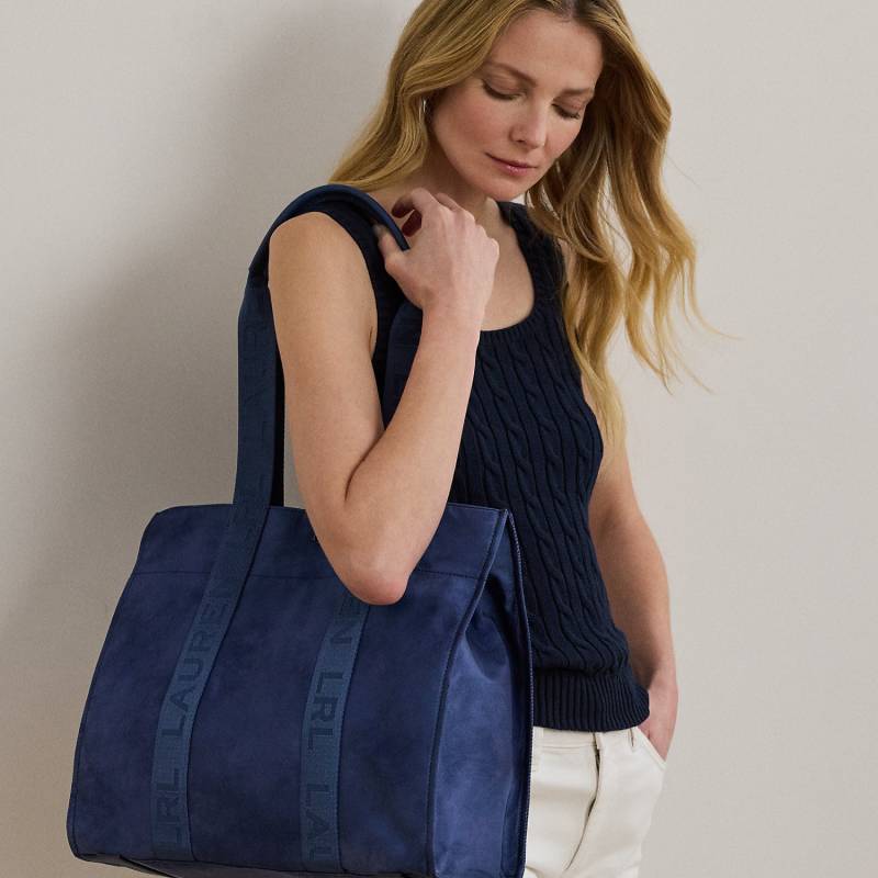 Extragroße Tragetasche Stevie aus Nylon von Lauren