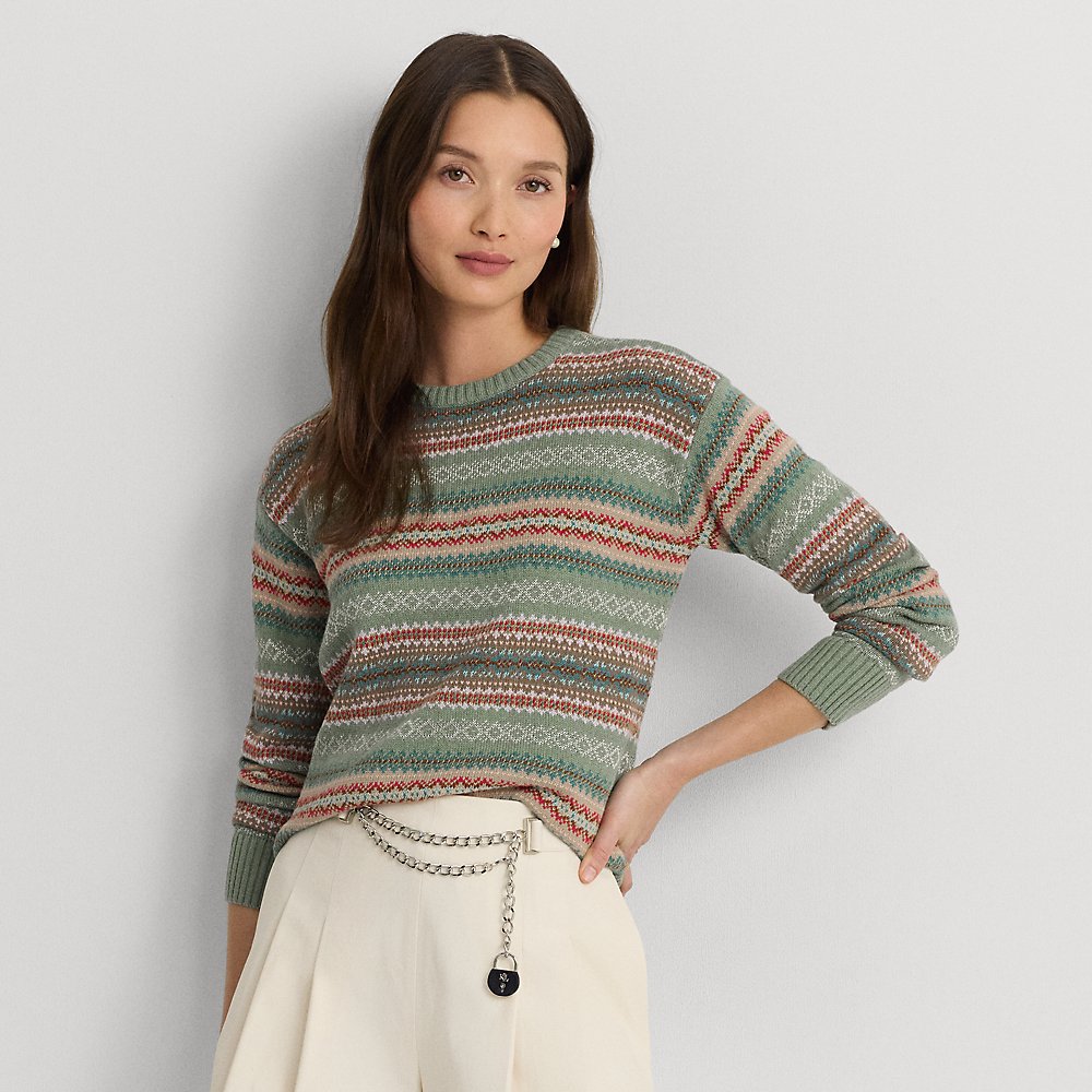 Fair-Isle-Pullover aus Baumwollmischung von Lauren