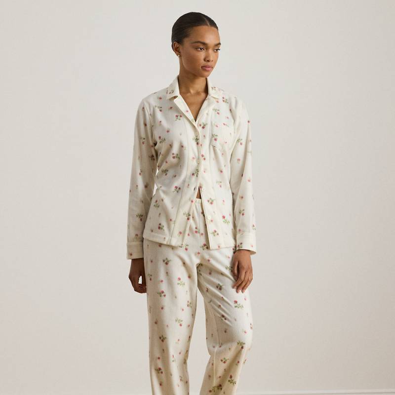 Geblümter Pyjama aus Fleece von Lauren