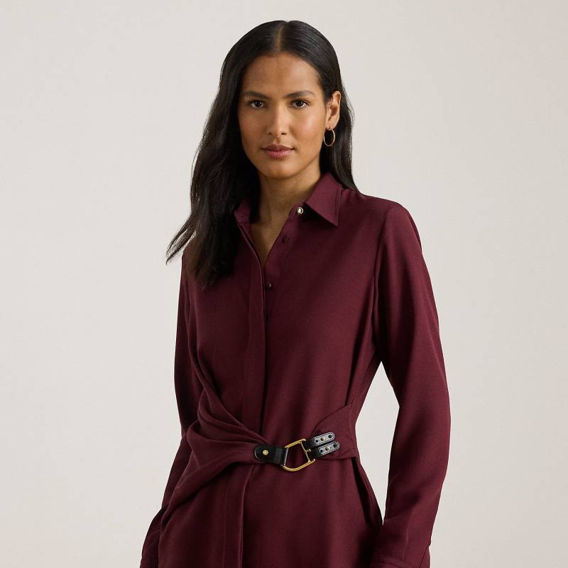 Georgette-Bluse mit Schnallenbesatz von Lauren