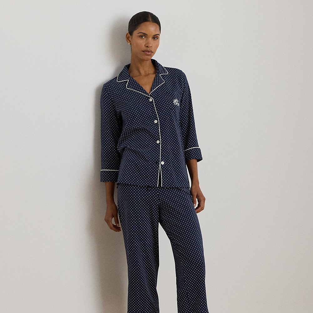 Gepunkteter Capri-Pyjama aus Jersey Gepunkteter Capri-Pyjama aus Jersey von Lauren