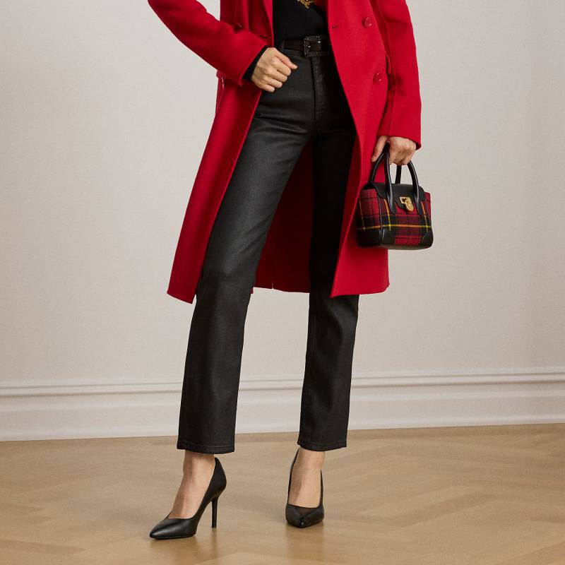 Gerade 7/8-Jeans mit hoher Leibhöhe von Lauren