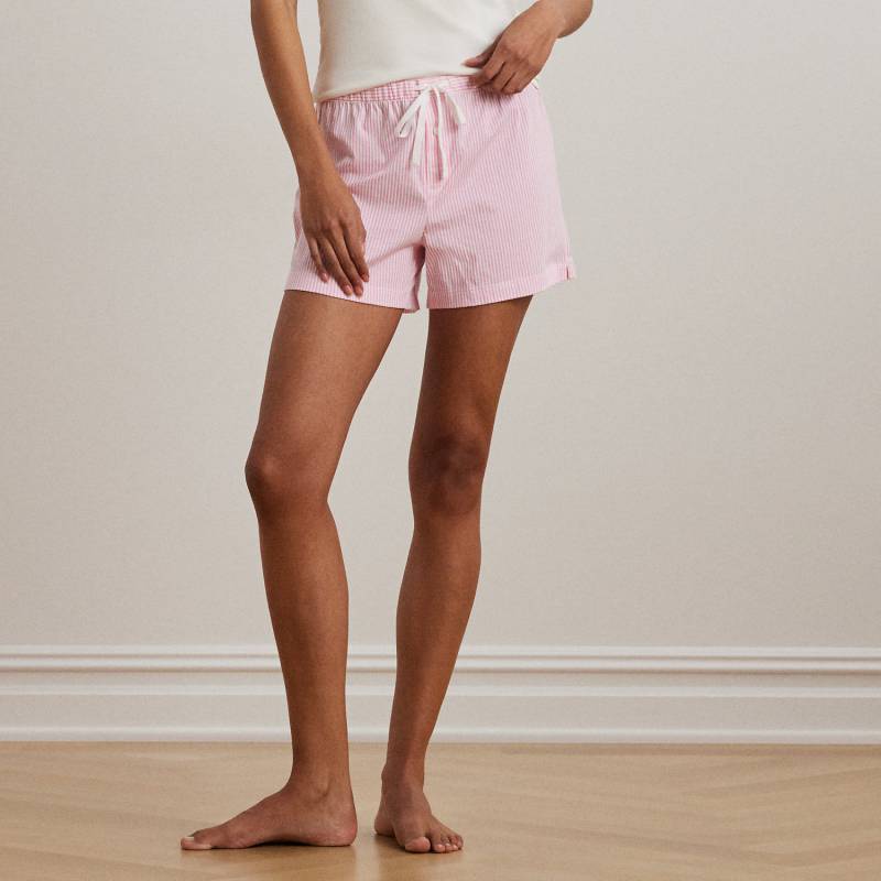 Gestreifte Pyjamashorts aus Baumwolljersey von Lauren