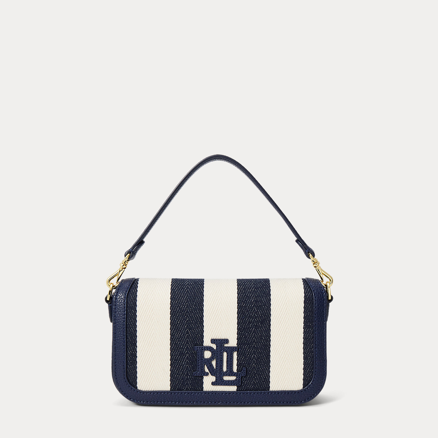 Gestreifte Umhängetasche Adley aus Twill von Lauren