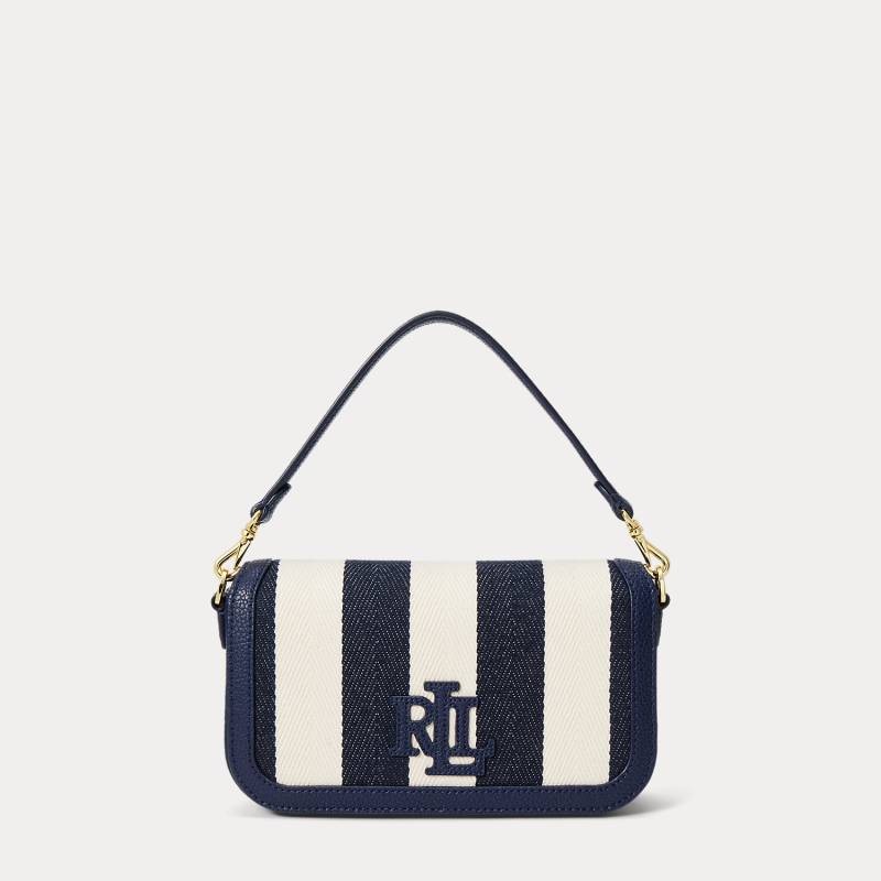 Gestreifte Umhängetasche Adley aus Twill von Lauren