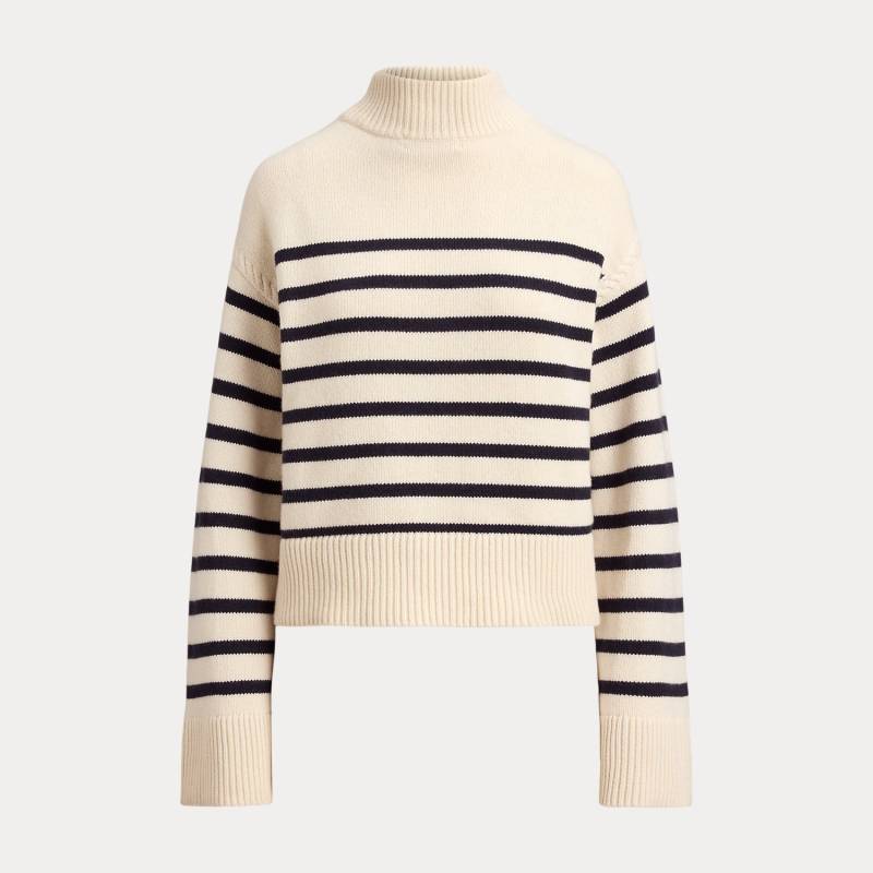 Gestreifter Halbrollkragenpullover von Lauren
