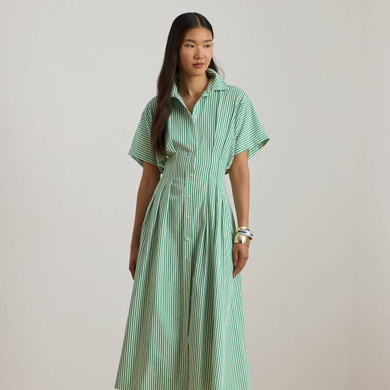 Gestreiftes Hemdkleid aus Baumwollstoff von Lauren