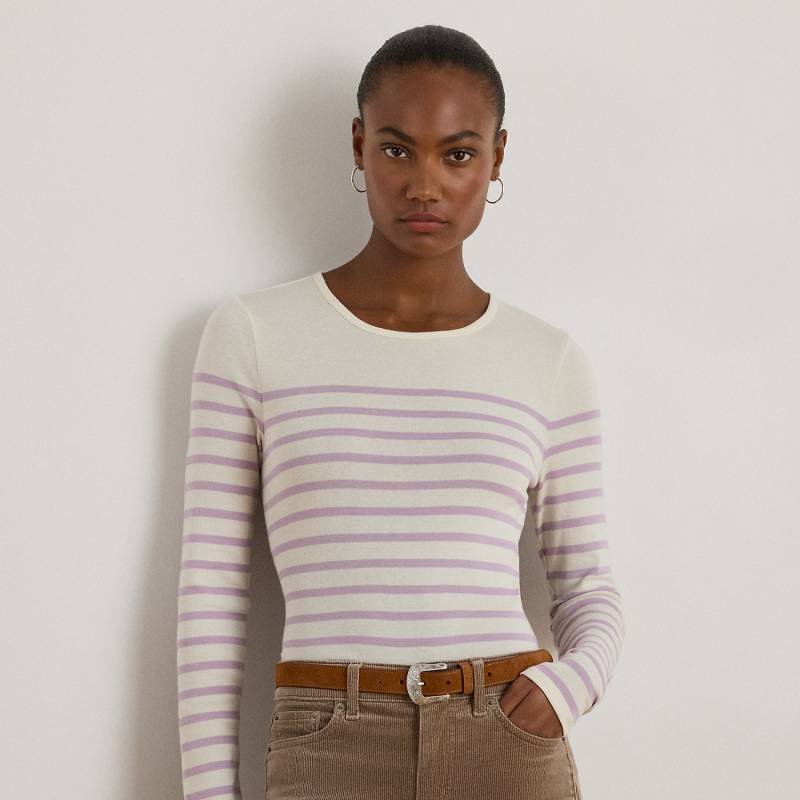 Gestreiftes Langarm-T-Shirt von Lauren