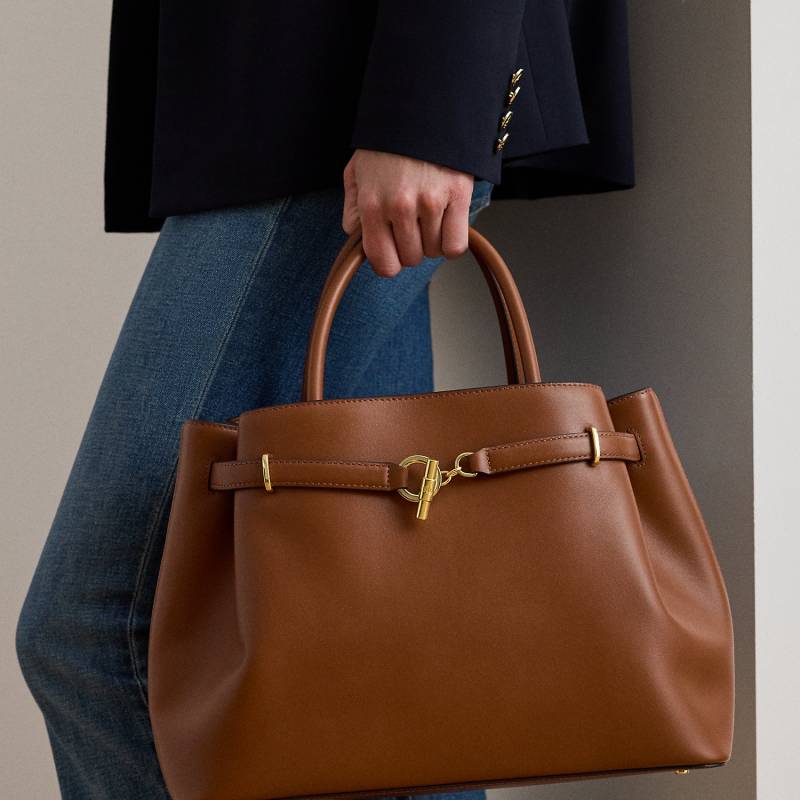 Große Leder-Umhängetasche Blaike von Lauren