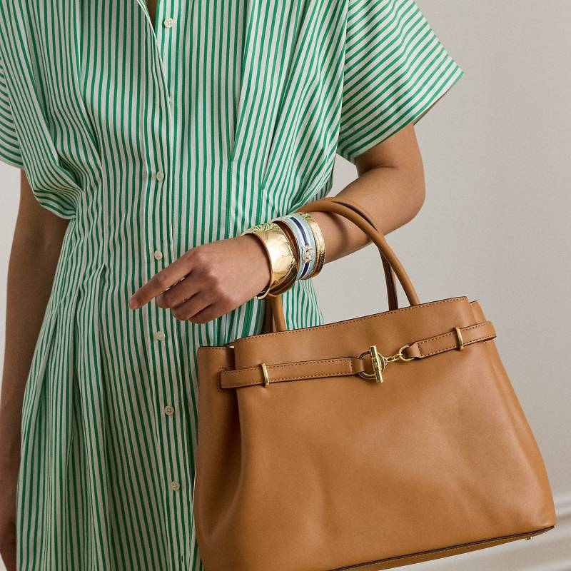 Große Leder-Umhängetasche Blaike von Lauren