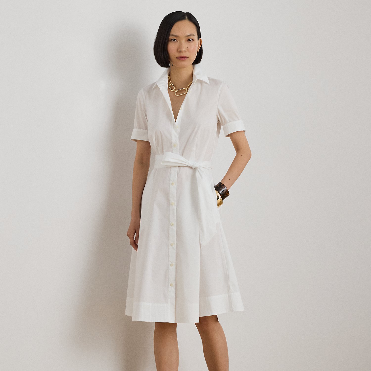 Hemdkleid mit Gürtel von Lauren