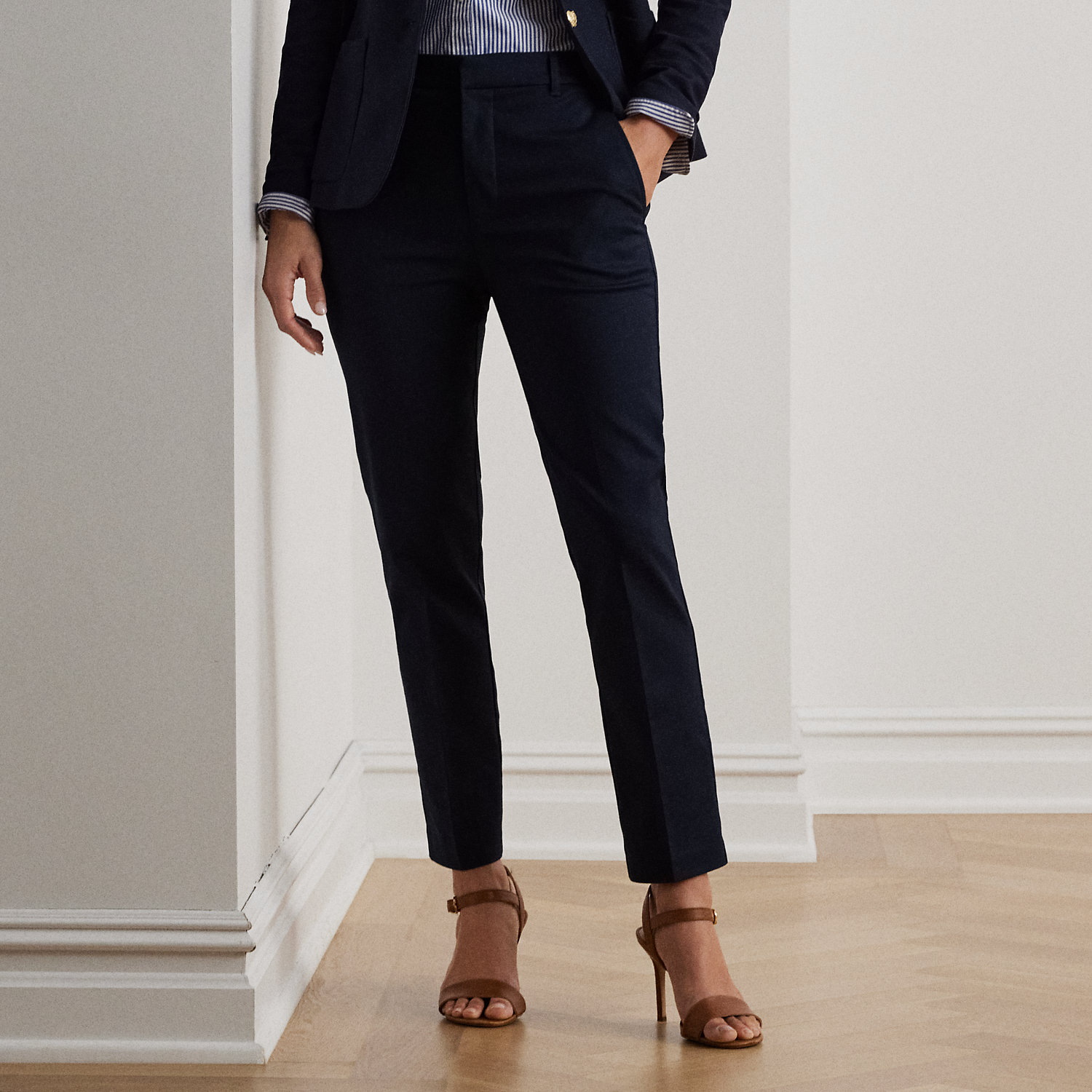 Hose aus beidseitigem Baumwollstretch von Lauren