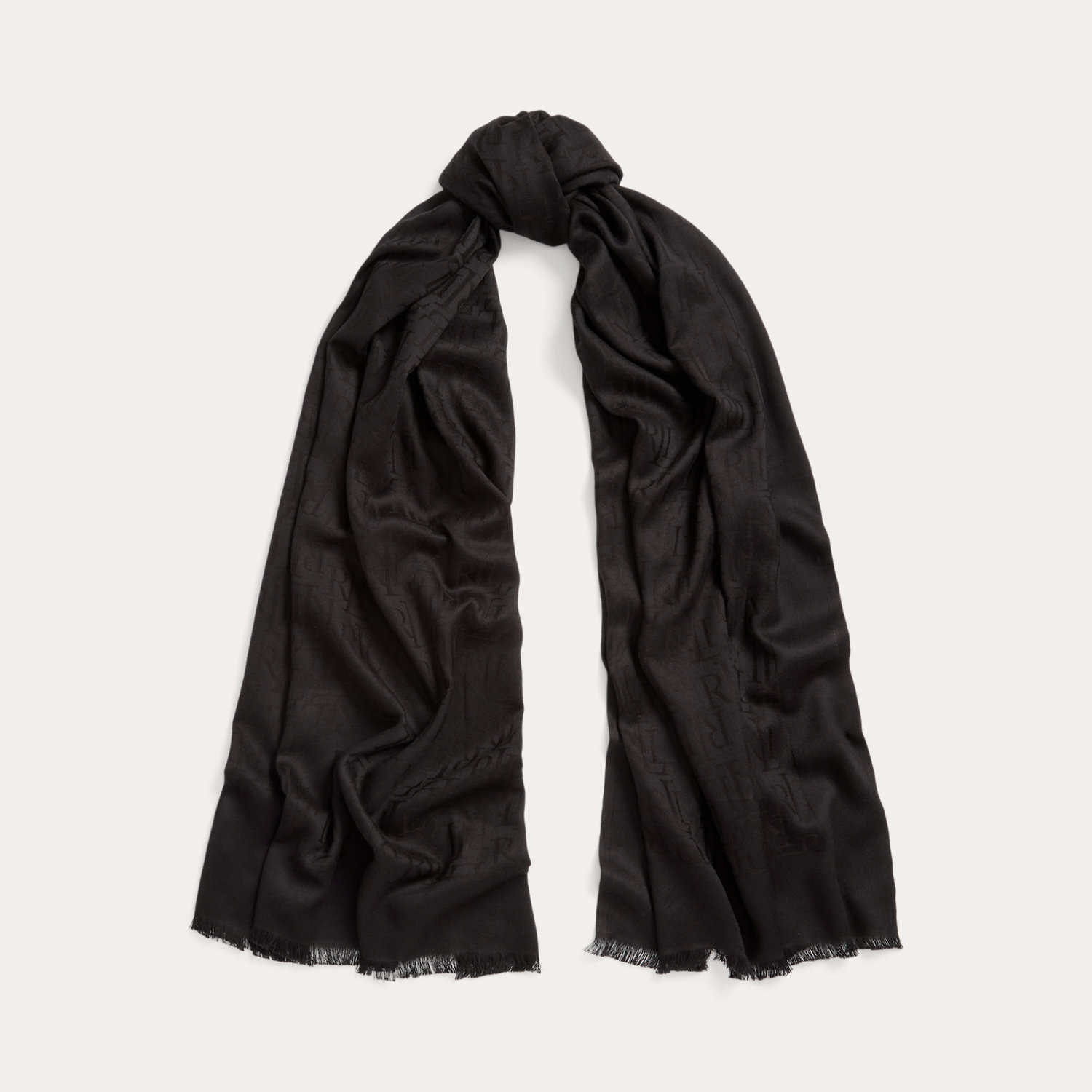 Jacquard-Schal mit Logo von Lauren