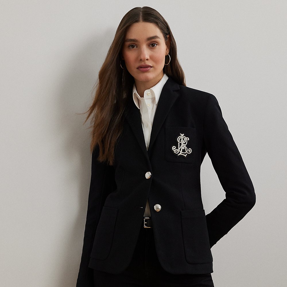 Jacquardblazer mit Bouillonstickerei Jacquardblazer mit Bouillonstickerei von Lauren