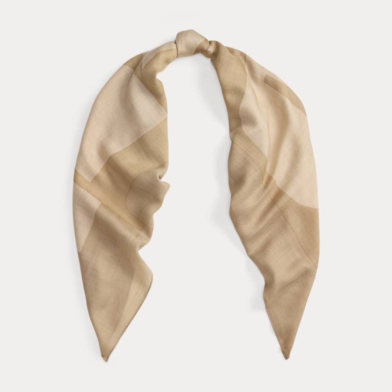 Jacquardtuch aus Wolle und Seide von Lauren