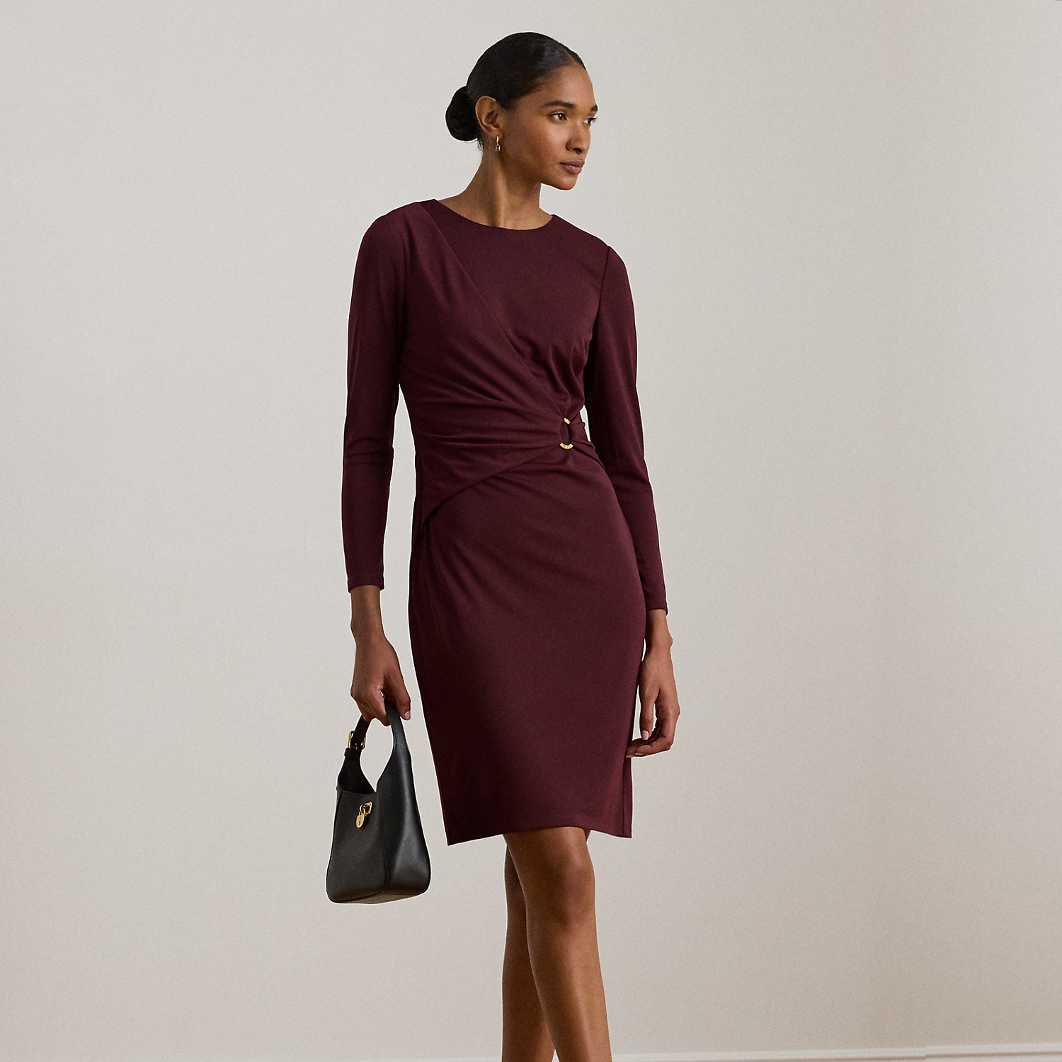 Jersey Three-Quarter-Sleeve Dress von Lauren