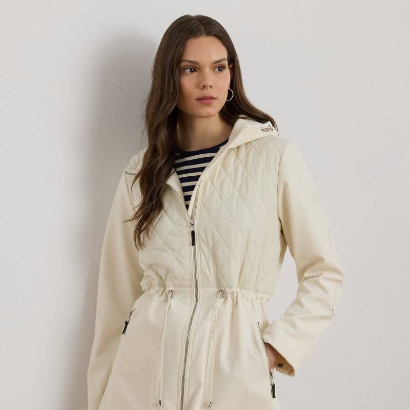 Kapuzen-Steppjacke mit Schornsteinkragen von Lauren