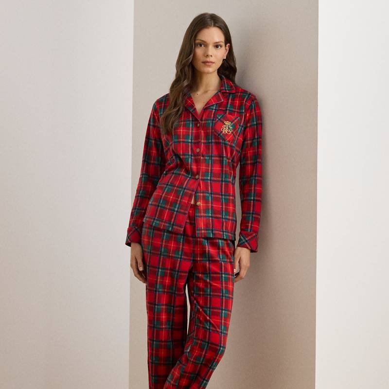 Karierter Pyjama aus Fleece Karierter Pyjama aus Fleece von Lauren