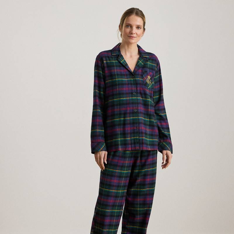Karierter Pyjama aus angerautem Twill Karierter Pyjama aus angerautem Twill von Lauren