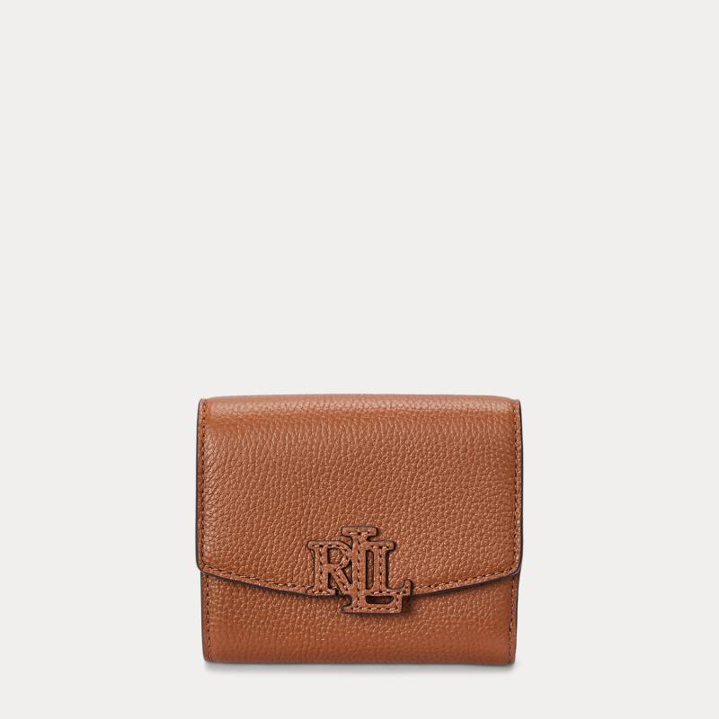 Kleine Narbenleder-Brieftasche Cameryn von Lauren