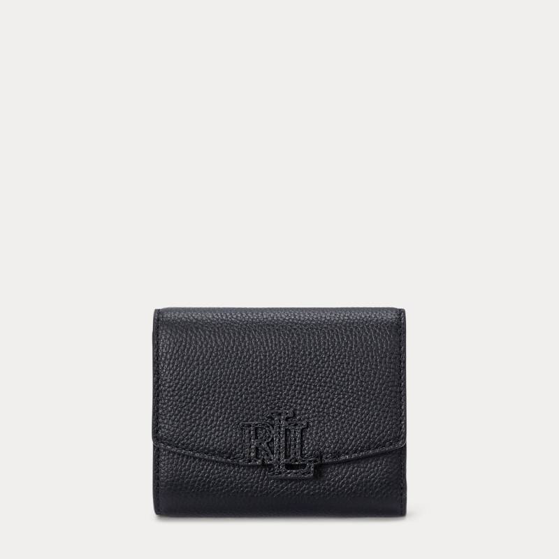 Kleine Narbenleder-Brieftasche Cameryn von Lauren