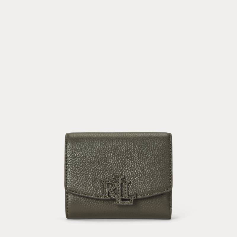 Kleine Narbenleder-Brieftasche Cameryn von Lauren