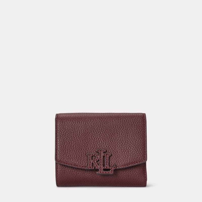 Kleine Narbenleder-Brieftasche Cameryn von Lauren