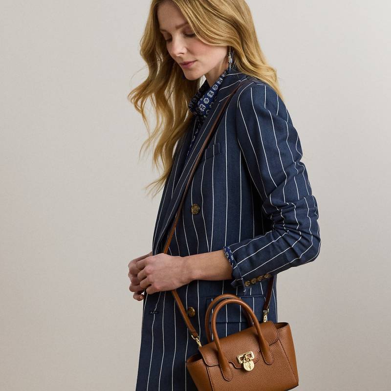 Kleine Narbenleder-Umhängetasche Tanner von Lauren