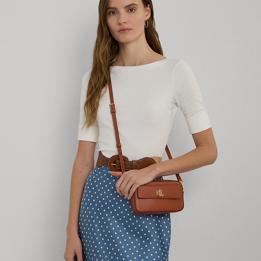 Kleine Pochette Marcy aus Leder von Lauren