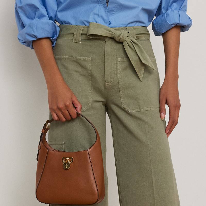 Kleine Schultertasche Tanner aus Leder von Lauren