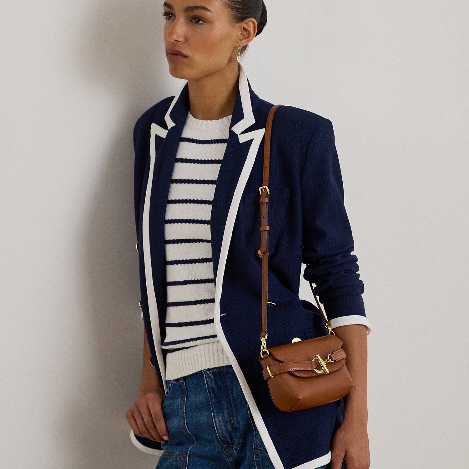 Kleine Umhängetasche Blaike aus Leder von Lauren