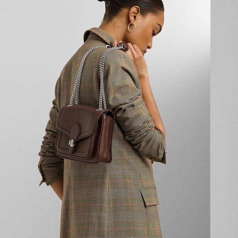 Kleine wandelbare Ledertasche Bradley von Lauren