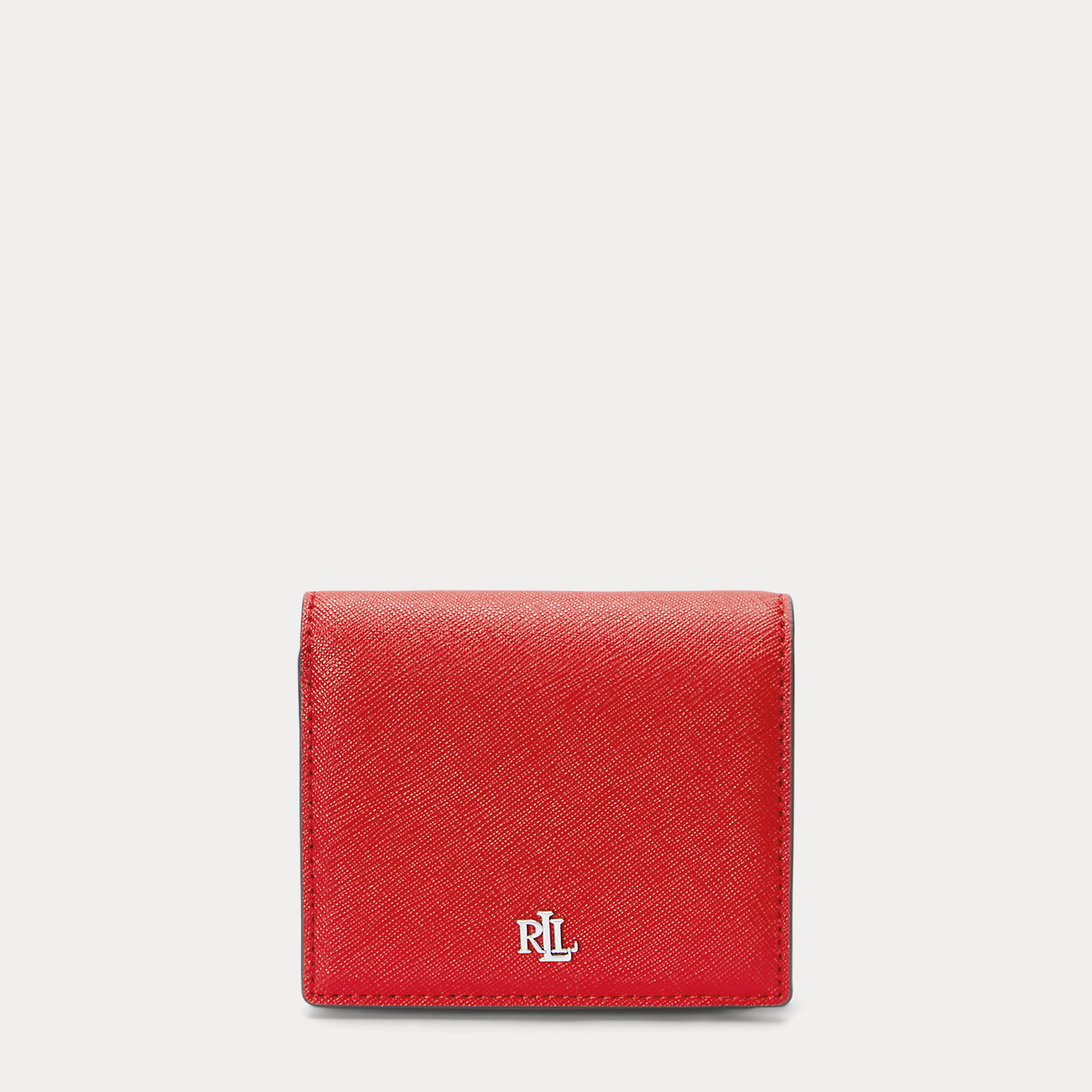 Kompakte Brieftasche aus Schraffurleder von Lauren