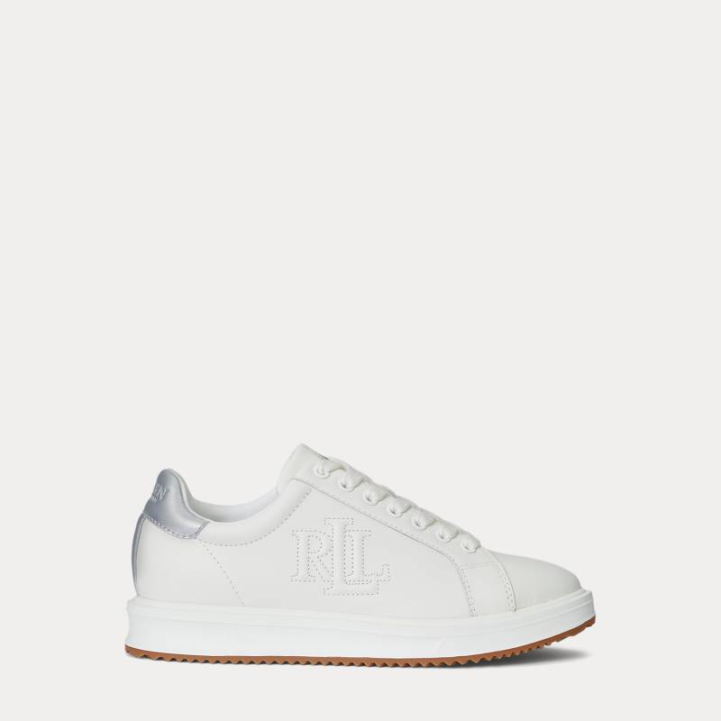Ledersneaker Ainsley mit Metallic-Besatz von Lauren