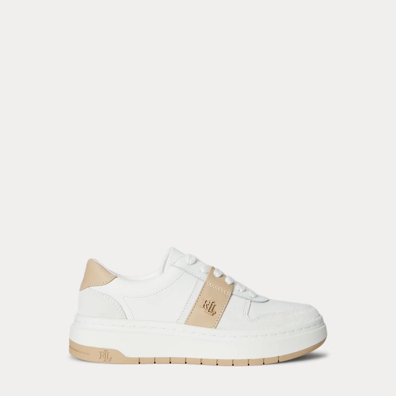 Ledersneaker Harlie in Color-Block-Optik von Lauren