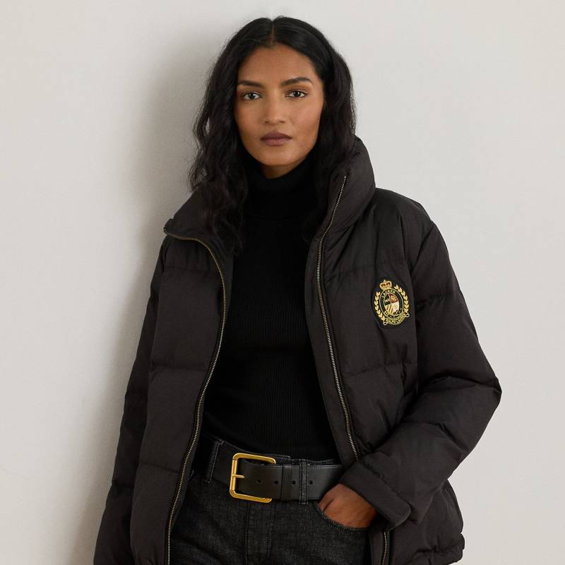 Mantel mit Tunnelkragen und Wappen von Lauren