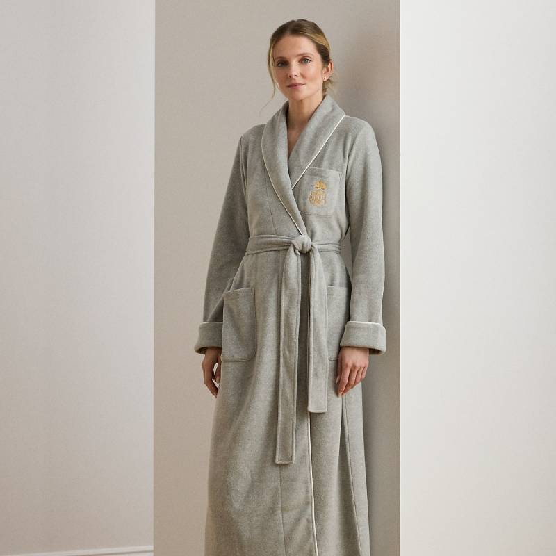 Microfleece-Bademantel mit Schalkragen von Lauren