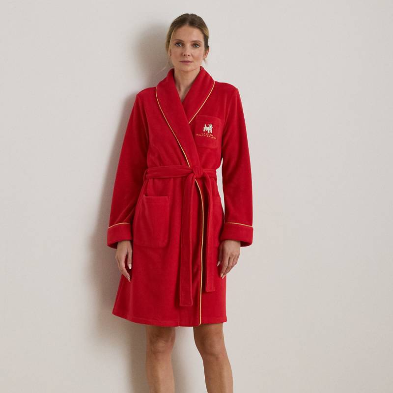 Mikrofleece-Bademantel mit Schalkragen von Lauren