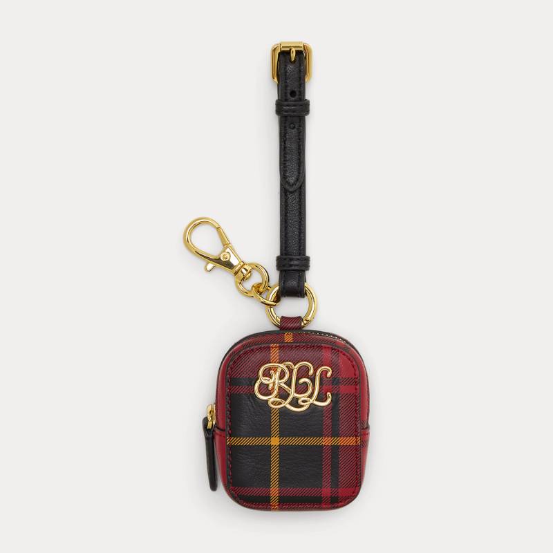 Mini-Leder-Pochette mit Reißverschluss von Lauren