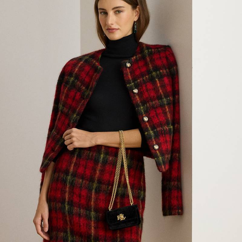 Mini-Pochette Sophee aus Samt von Lauren