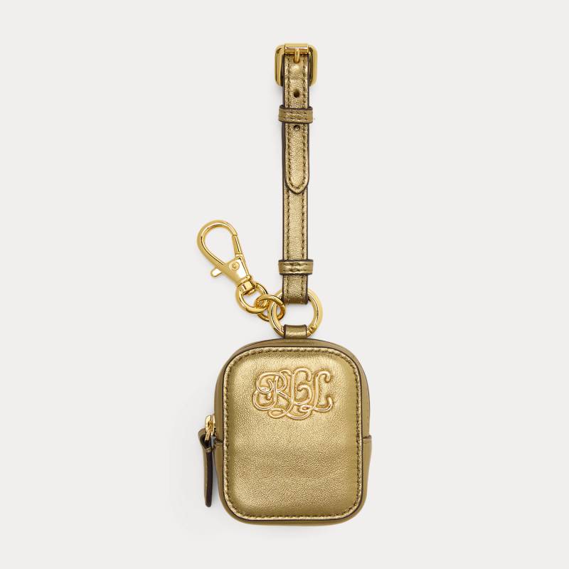 Mini-Pochette aus Metallic-Leder von Lauren