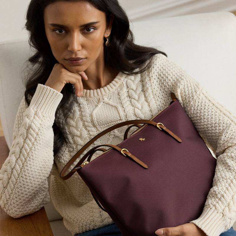 Mittelgroße Nylon-Tragetasche Keaton von Lauren