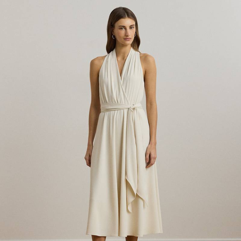 Neckholder-Cocktailkleid aus Georgette von Lauren