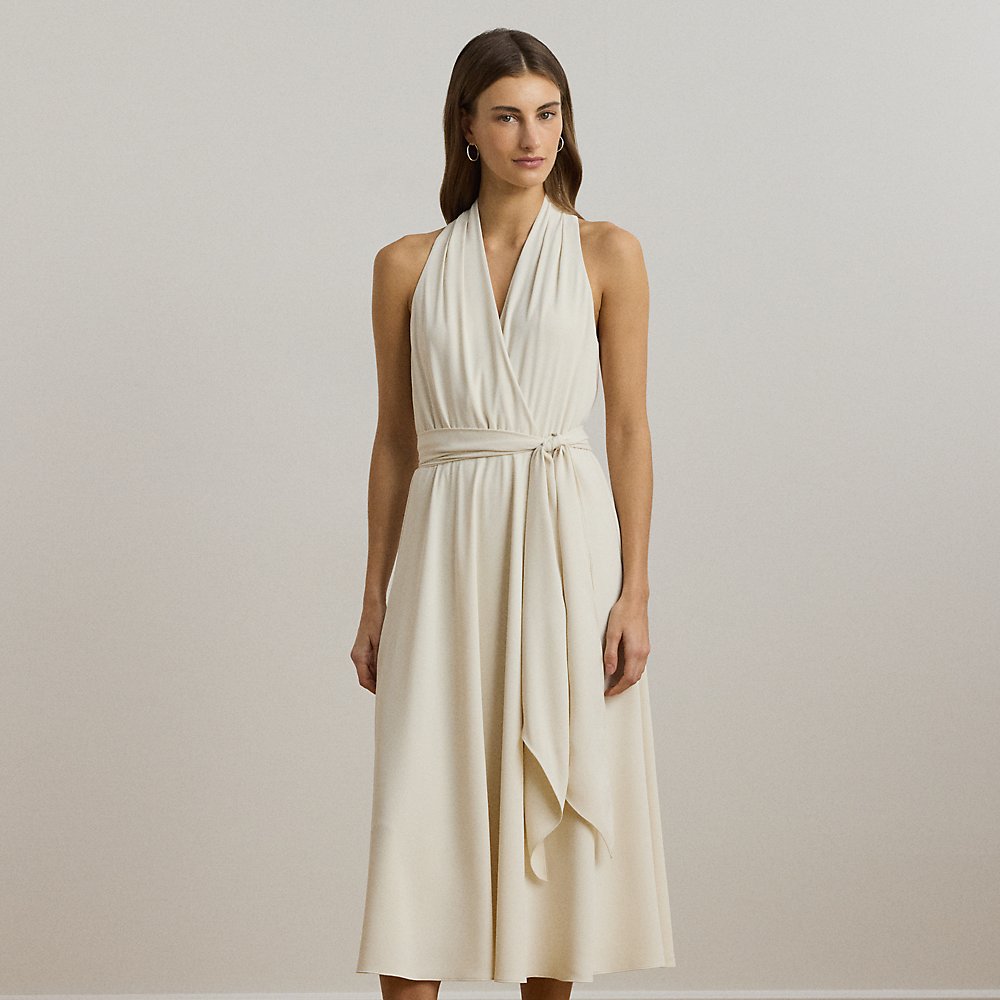 Neckholder-Cocktailkleid aus Georgette Neckholder-Cocktailkleid aus Georgette von Lauren