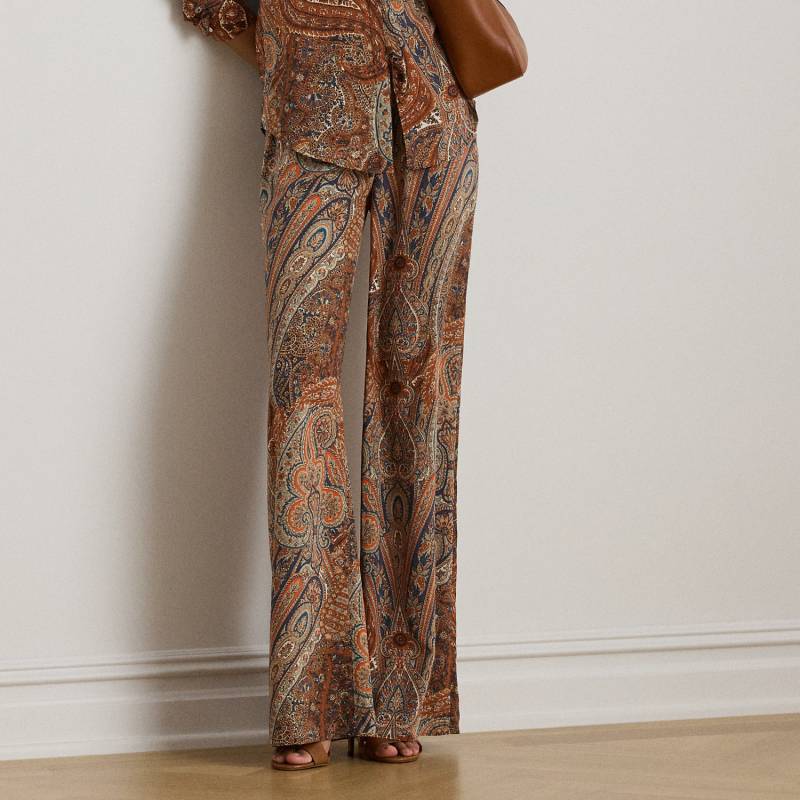 Paisley-Crêpehose mit weitem Bein Paisley-Crêpehose mit weitem Bein von Lauren