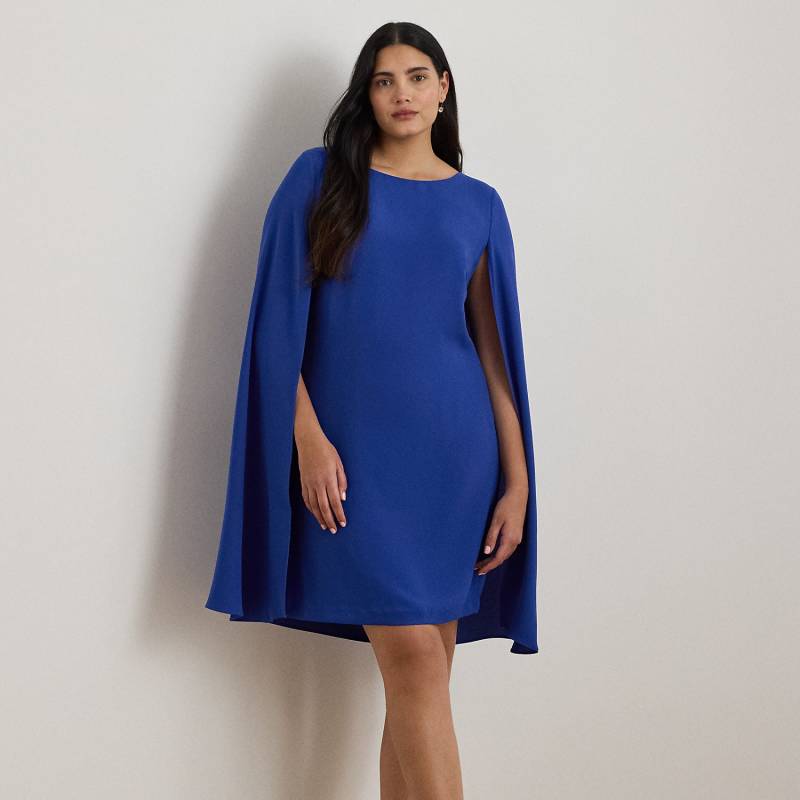 Plus Größen - Cape-Cocktailkleid aus Georgette von Lauren