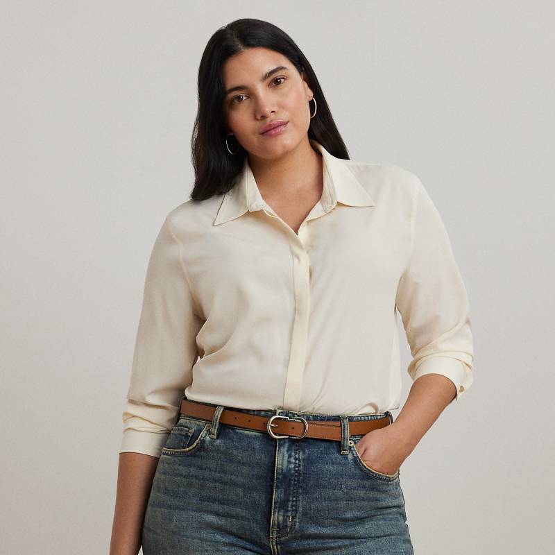 Plus Größen - Crêpehemd von Lauren