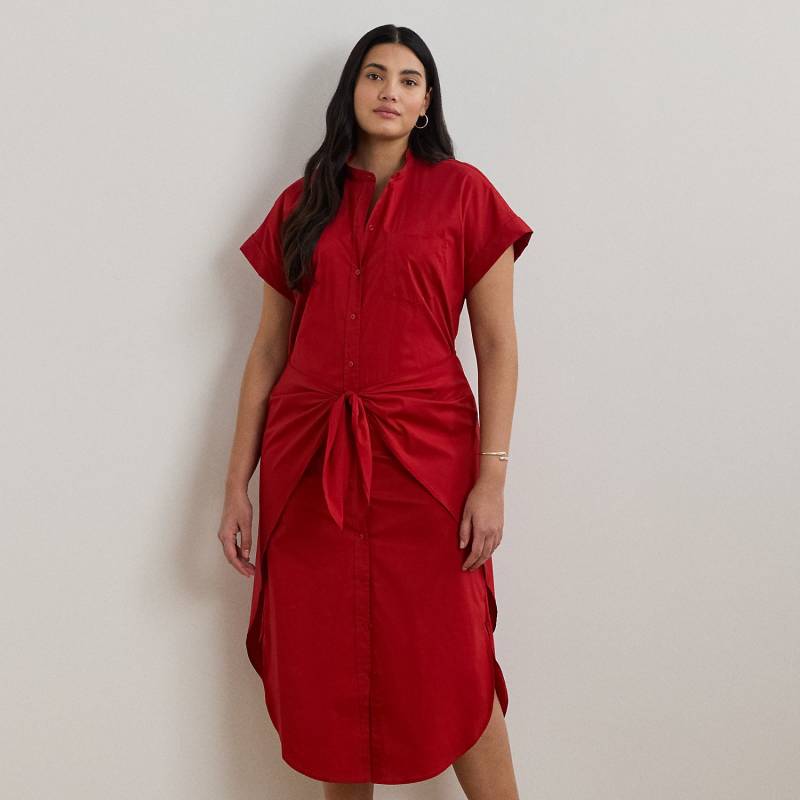 Plus Größen - Hemdkleid mit Bindedetail vorne von Lauren